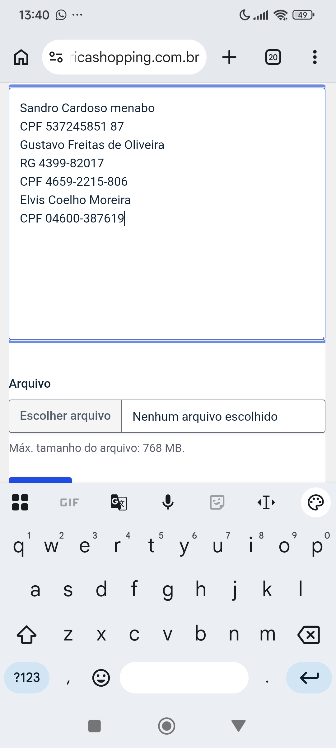 Arquivo